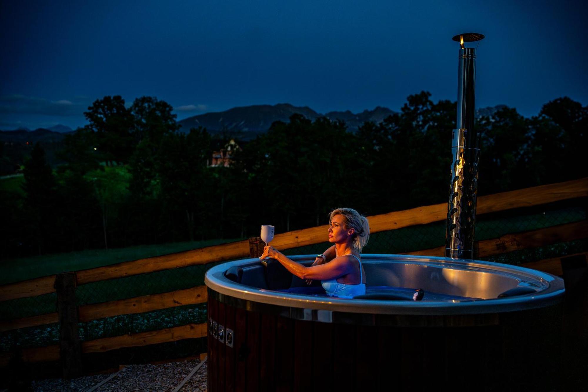 Jurta Na Wypasie - Luksusowy Namiot Z Widokiem Na Gory - Jacuzzi, Sauna, Split Ac, Private, Star View Zakopane Kültér fotó