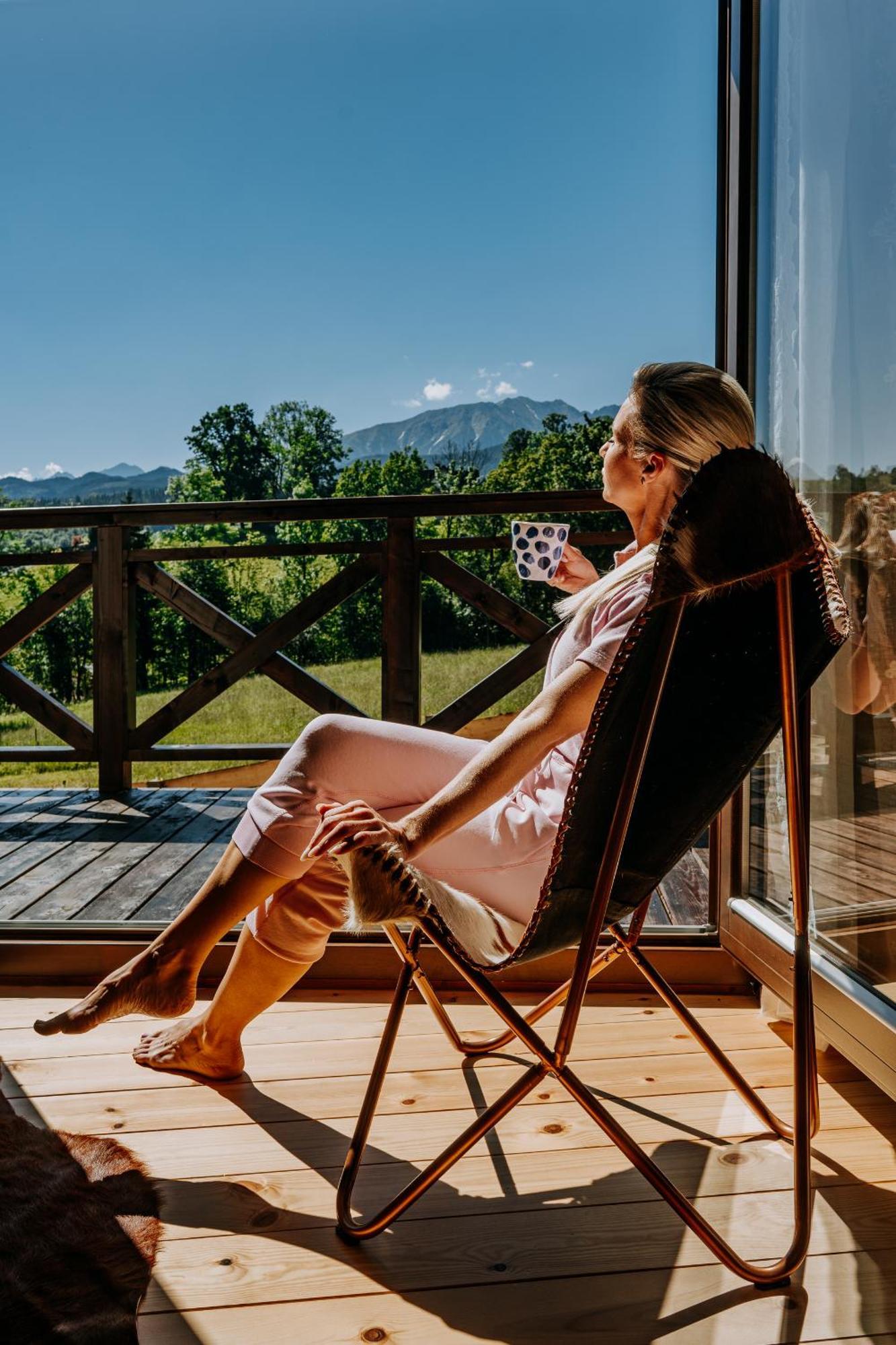 Jurta Na Wypasie - Luksusowy Namiot Z Widokiem Na Gory - Jacuzzi, Sauna, Split Ac, Private, Star View Zakopane Kültér fotó