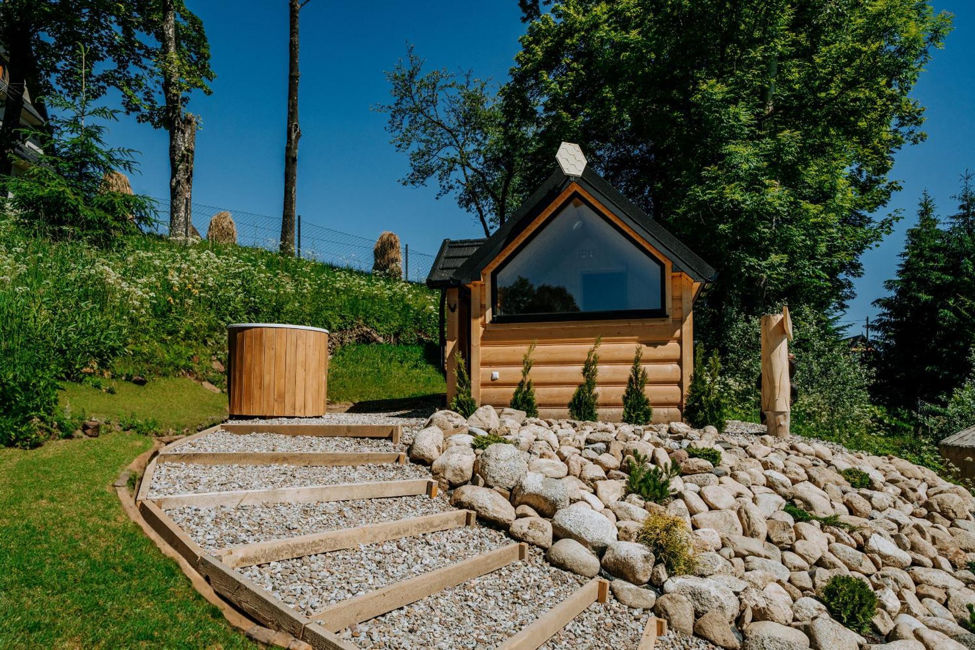 Jurta Na Wypasie - Luksusowy Namiot Z Widokiem Na Gory - Jacuzzi, Sauna, Split Ac, Private, Star View Zakopane Kültér fotó