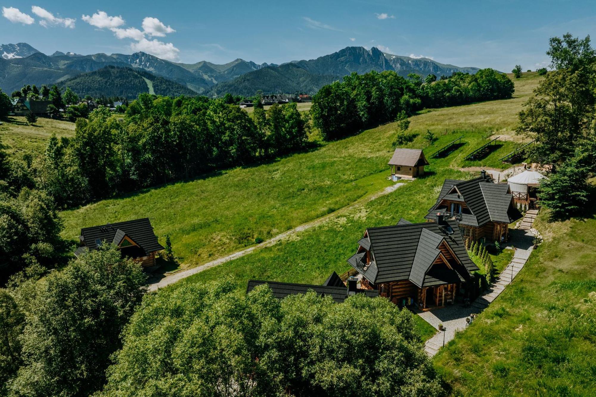 Jurta Na Wypasie - Luksusowy Namiot Z Widokiem Na Gory - Jacuzzi, Sauna, Split Ac, Private, Star View Zakopane Kültér fotó