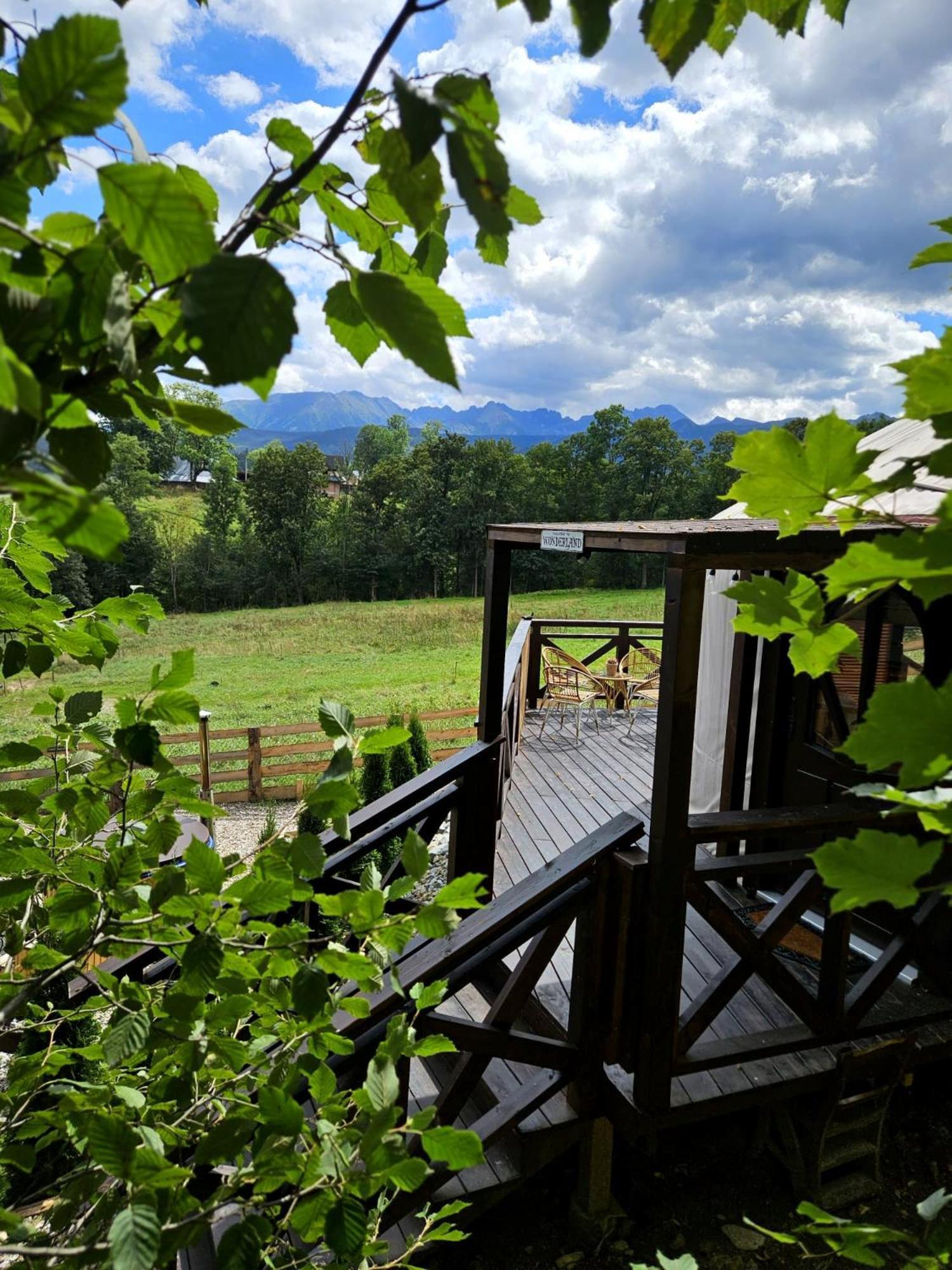 Jurta Na Wypasie - Luksusowy Namiot Z Widokiem Na Gory - Jacuzzi, Sauna, Split Ac, Private, Star View Zakopane Kültér fotó
